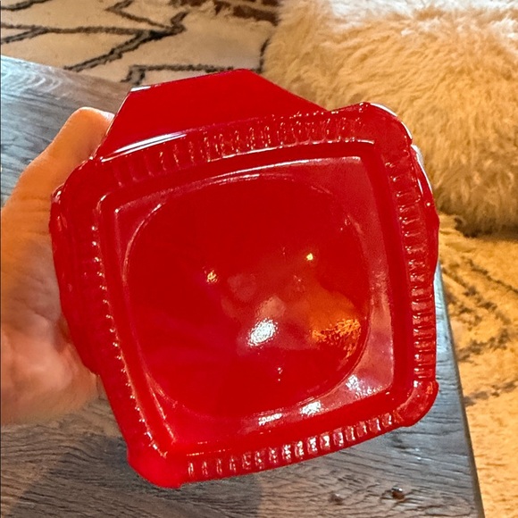 Red Popcorn Machine Shaped Container - Glass - Picture 6 of 7